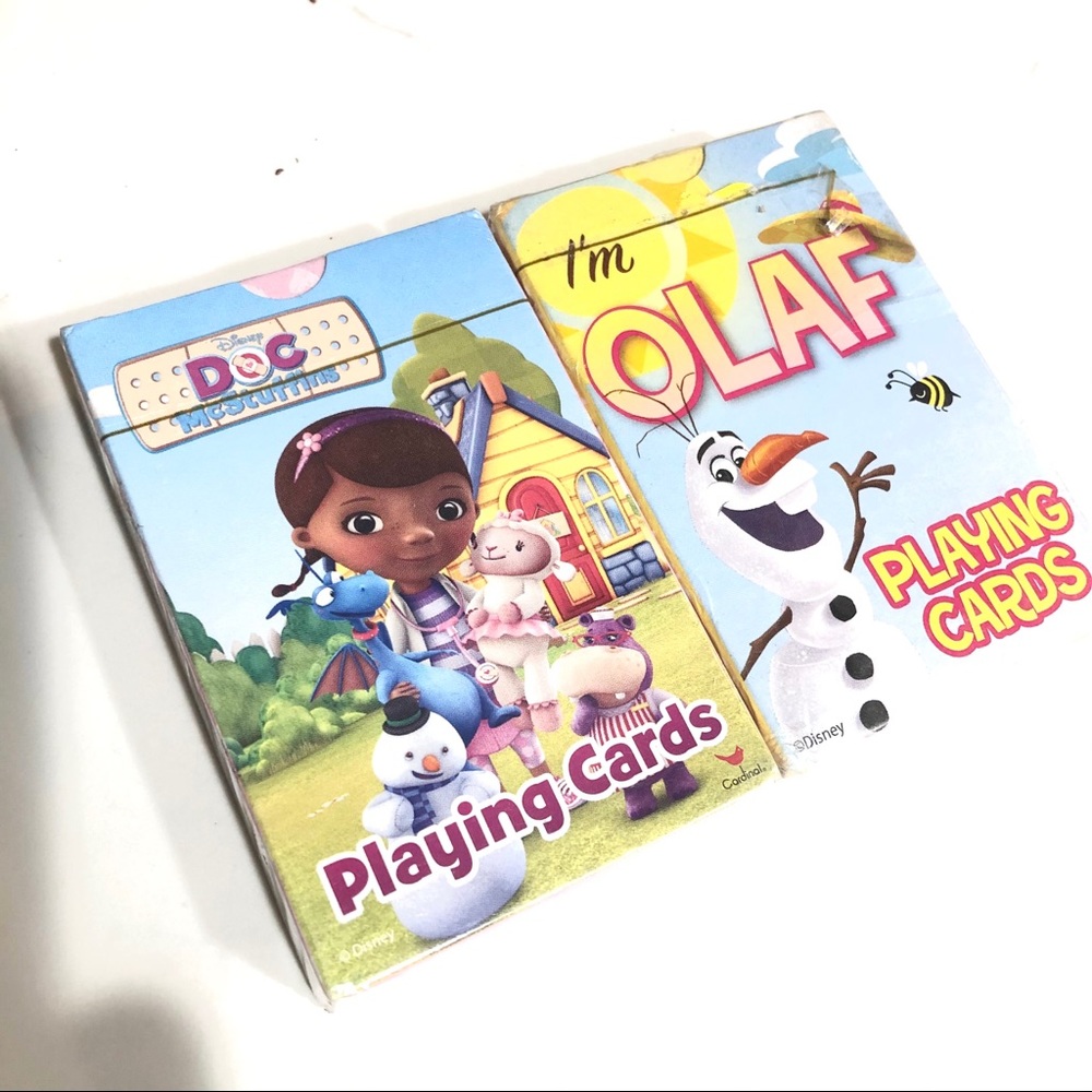 2 Disney princess playing cards Frozen